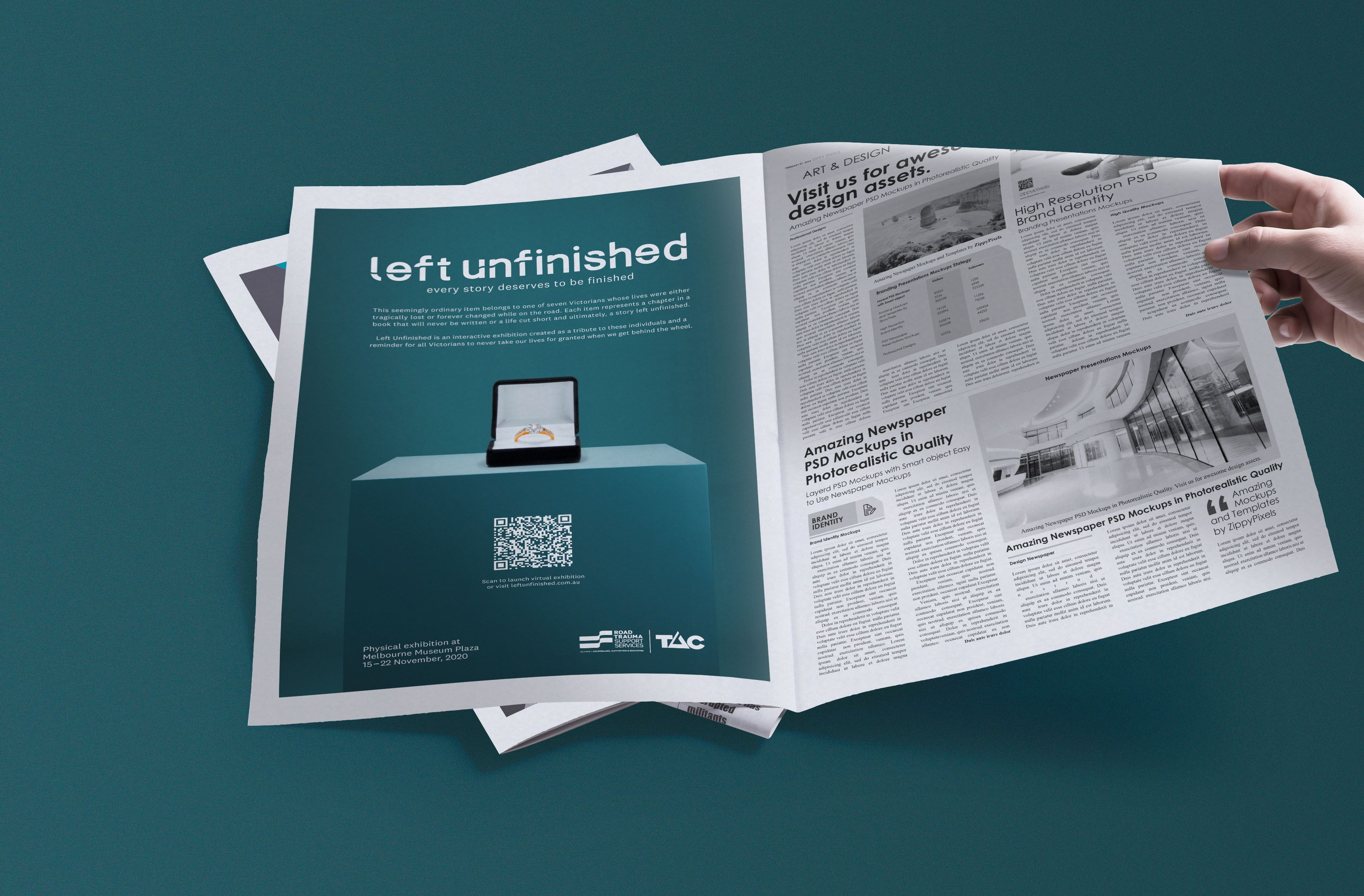 TAC Left Unfinished campaign